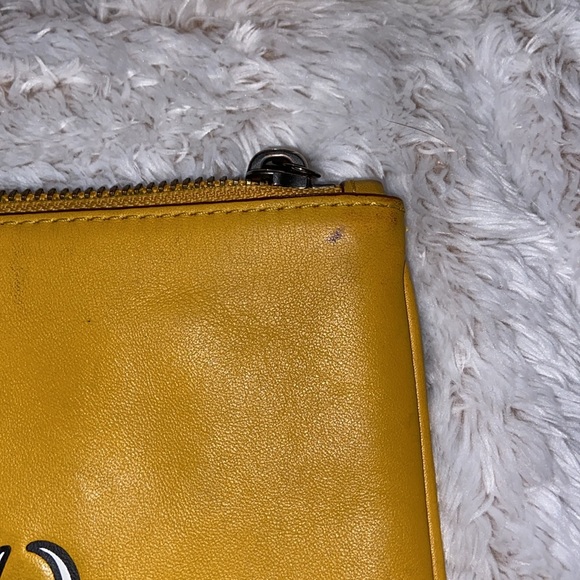 COACH RARE WOOLLY MAMMOTH WRISTLET EUC - Picture 12 of 15